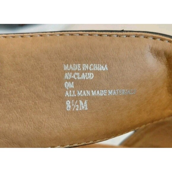 Adrienne Vittadini Sport Navy Blue Criss-Cross Sandals Size 8.5 - Picture 7 of 8